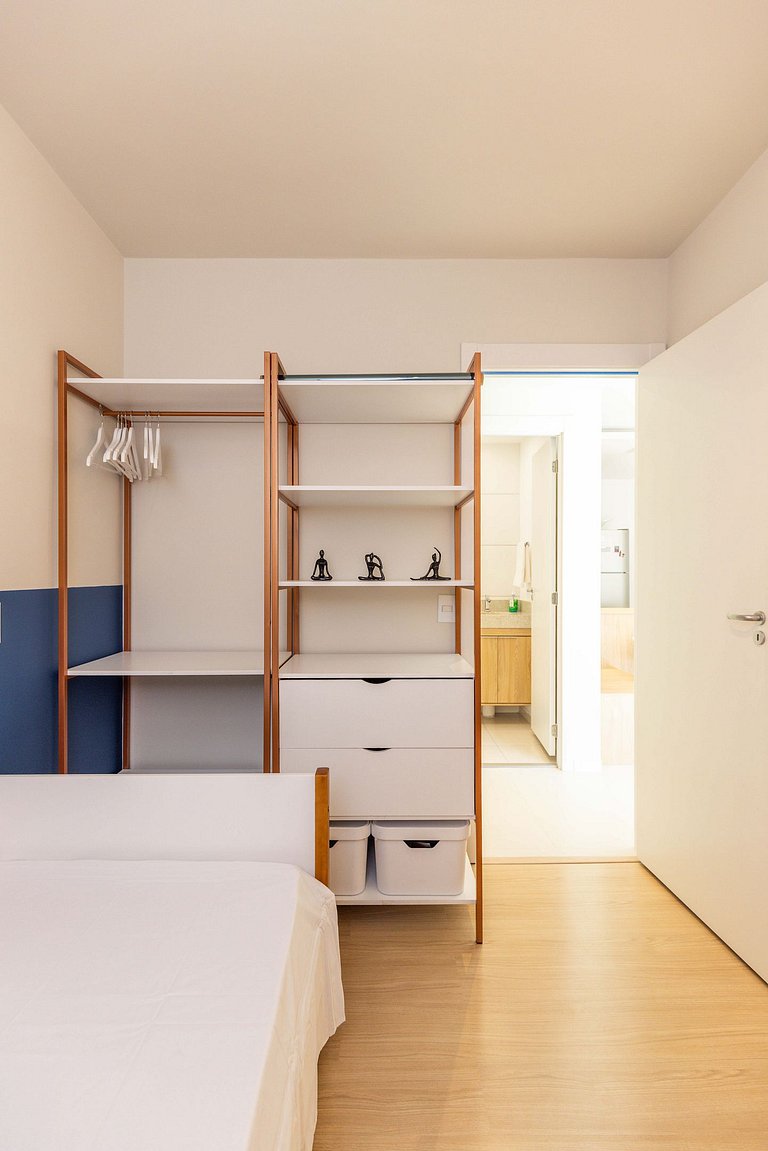 Rio Wonder: 2 quartos (1 suíte), conforto e vaga!