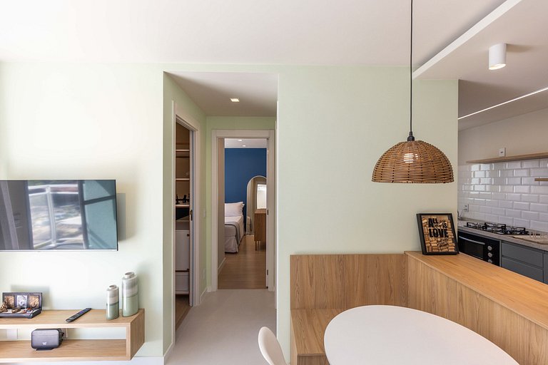 Rio Wonder: 2 quartos (1 suíte), conforto e vaga!