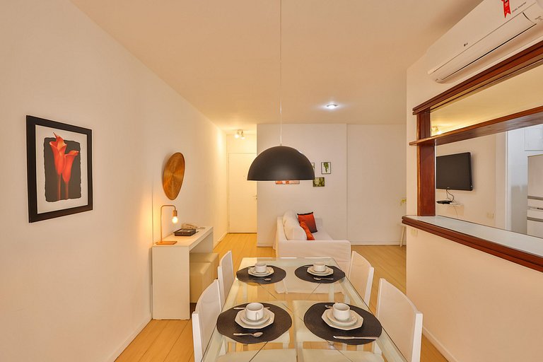 Aconchego Leblon: praia, piscina, garagem e metrô!