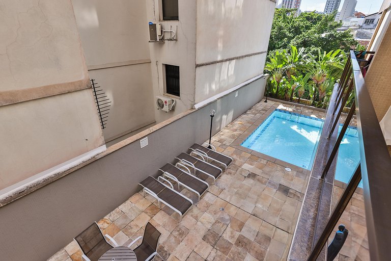 Aconchego Leblon: praia, piscina, garagem e metrô!