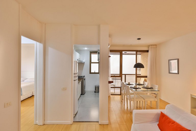 Aconchego Leblon: praia, piscina, garagem e metrô!