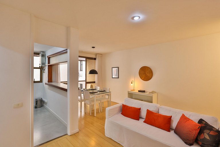 Aconchego Leblon: praia, piscina, garagem e metrô!