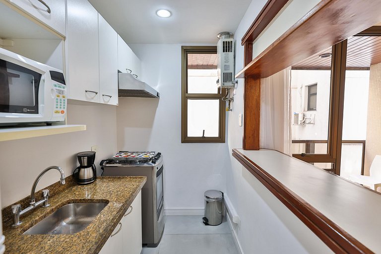 Aconchego Leblon: praia, piscina, garagem e metrô!