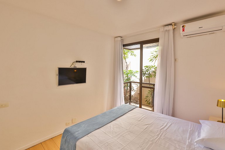 Aconchego Leblon: praia, piscina, garagem e metrô!