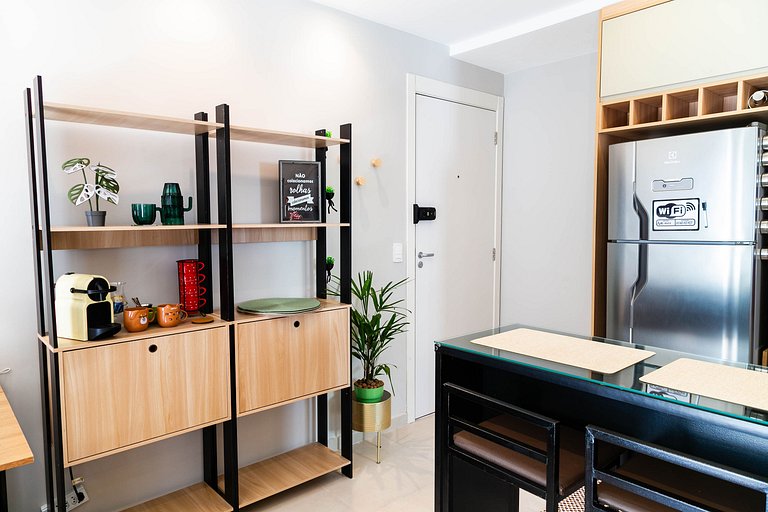 Rio Wonder: Elegante 2 quartos (1 suíte) com vaga!