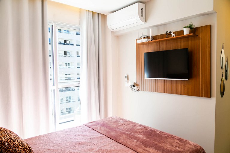 Rio Wonder: Elegante 2 quartos (1 suíte) com vaga!