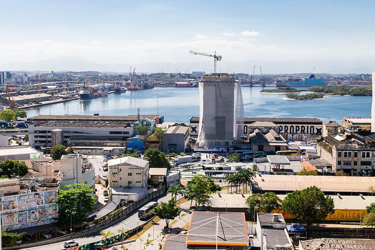 Rio Wonder: Elegante 2 quartos (1 suíte) com vaga!