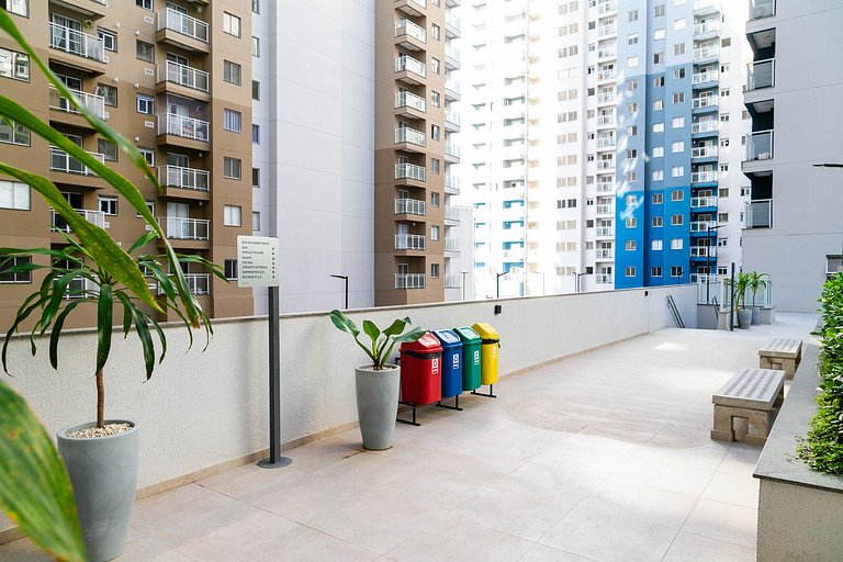 Rio Wonder: Elegante 2 quartos (1 suíte) com vaga!