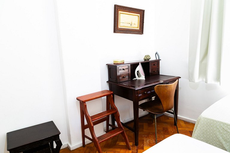 Copacabana Light: 3 qts (1suíte) espaço e conforto