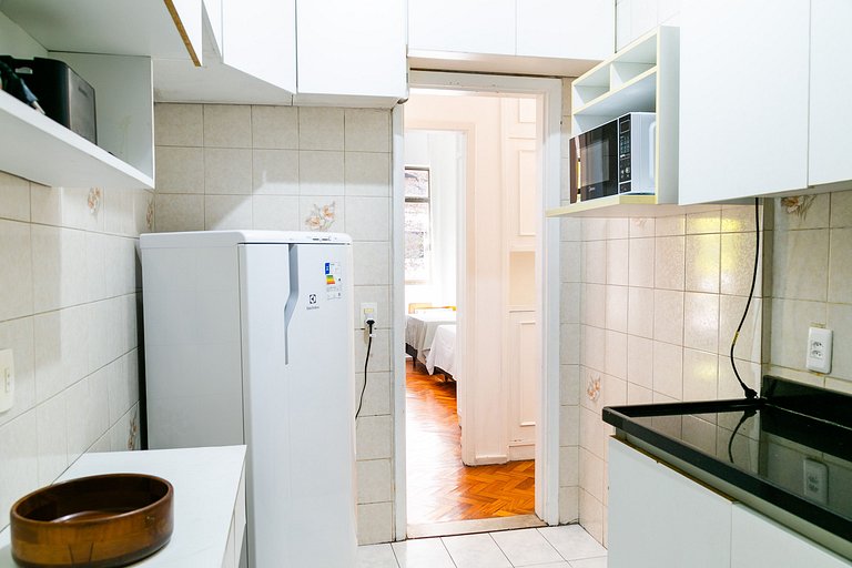 Copacabana Light: 3 qts (1suíte) espaço e conforto