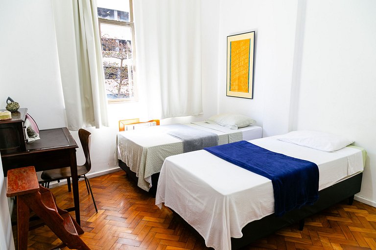 Copacabana Light: 3 qts (1suíte) espaço e conforto