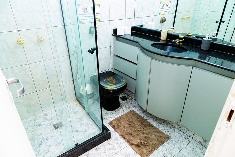 Copacabana Light: 3 qts (1suíte) espaço e conforto