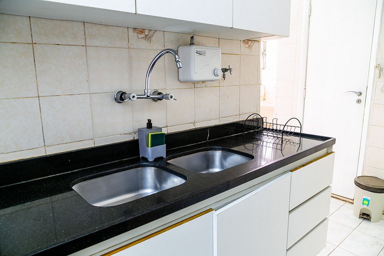 Copacabana Light: 3 qts (1suíte) espaço e conforto