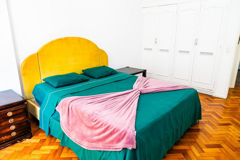 Copacabana Light: 3 qts (1suíte) espaço e conforto