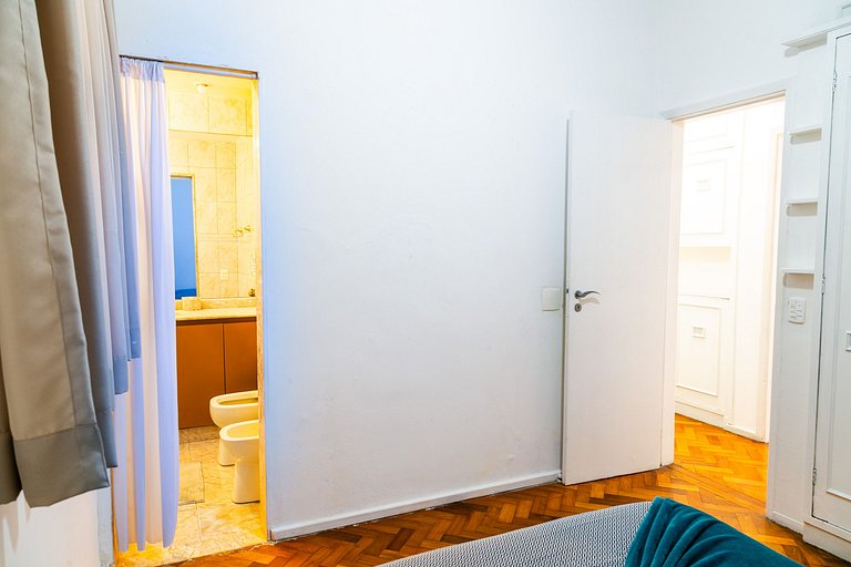 Copacabana Light: 3 qts (1suíte) espaço e conforto