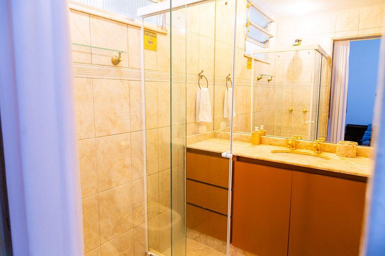 Copacabana Light: 3 qts (1suíte) espaço e conforto