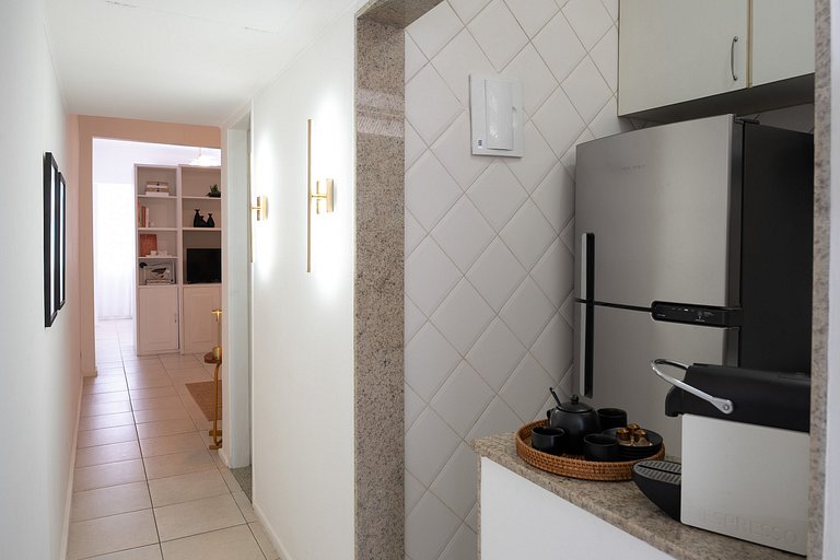 Copacabana Quiet: cama queen e localização soberba