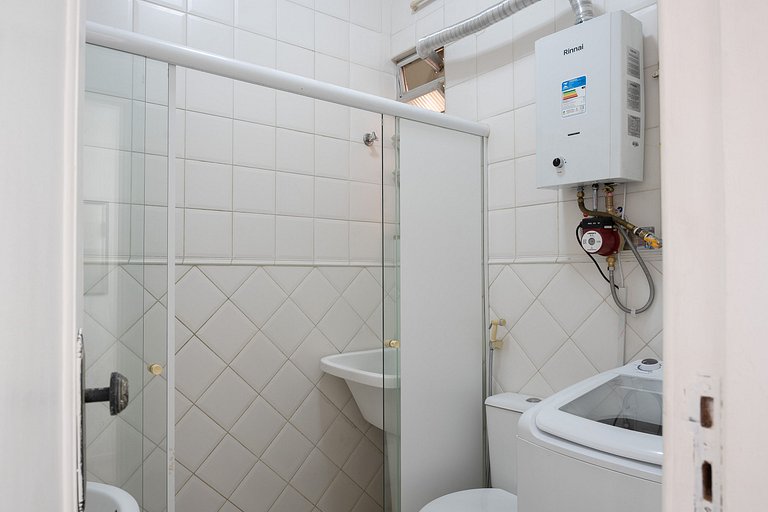Copacabana Quiet: cama queen e localização soberba