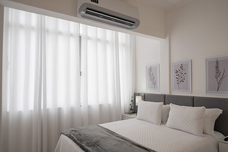 Copacabana Quiet: cama queen e localização soberba