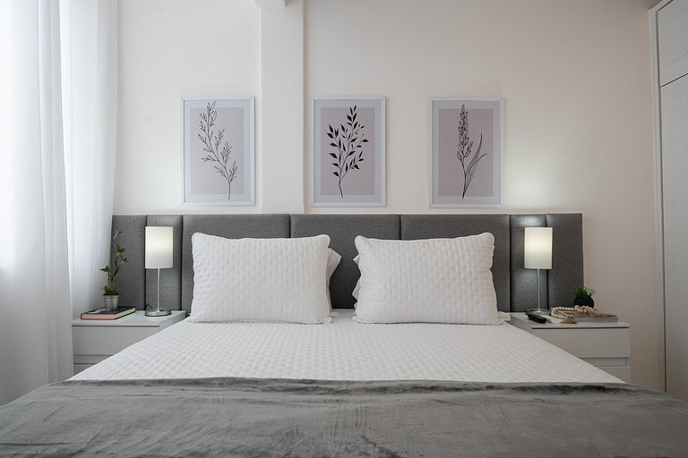 Copacabana Quiet: cama queen e localização soberba