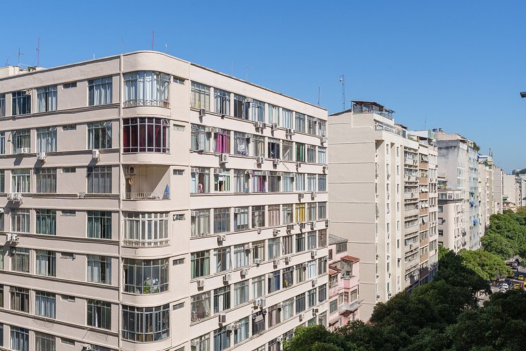 Copacabana Concept: 2 Quartos, Praia e Metrô!