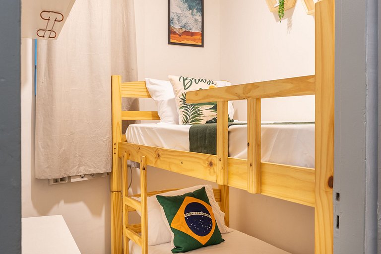 Copacabana Concept: 2 Quartos, Praia e Metrô!
