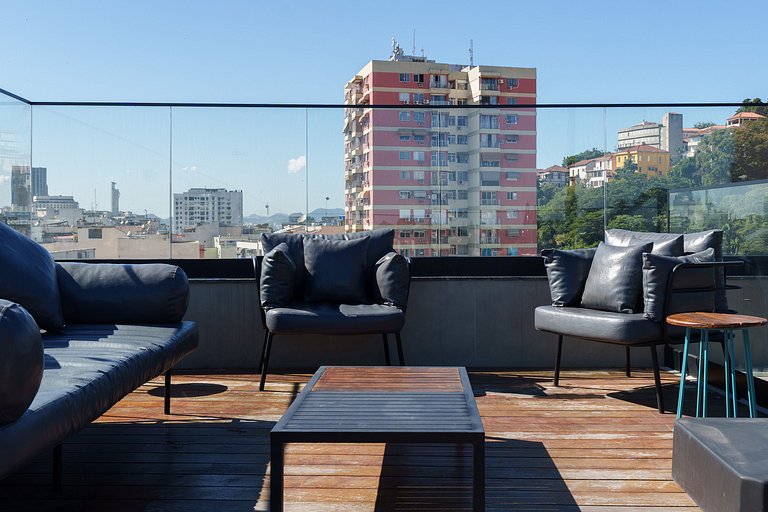 Rio Grand Central: Rooftop & Piscina Vista Cristo