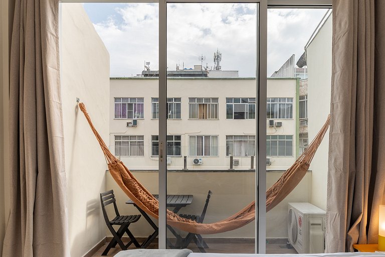 Copacabana Studio Balcony Beach View