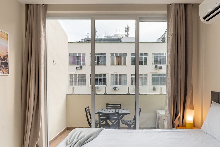 Copacabana Studio Balcony Beach View