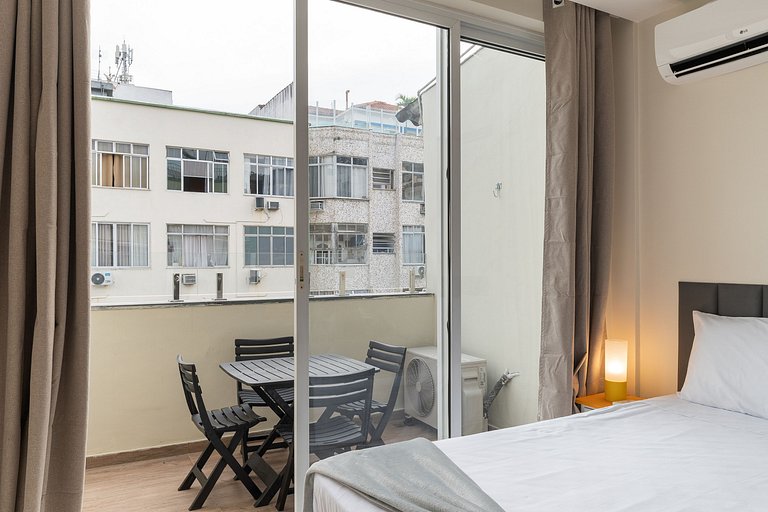 Copacabana Studio Balcony Beach View