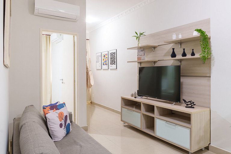 Copacabana Quartier: 2 Quartos na Quadra da Praia!