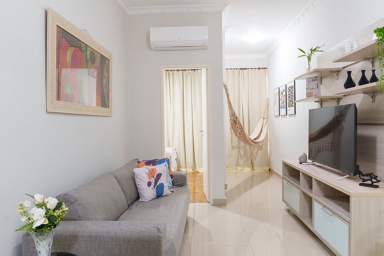 Copacabana Quartier: 2 Quartos na Quadra da Praia!