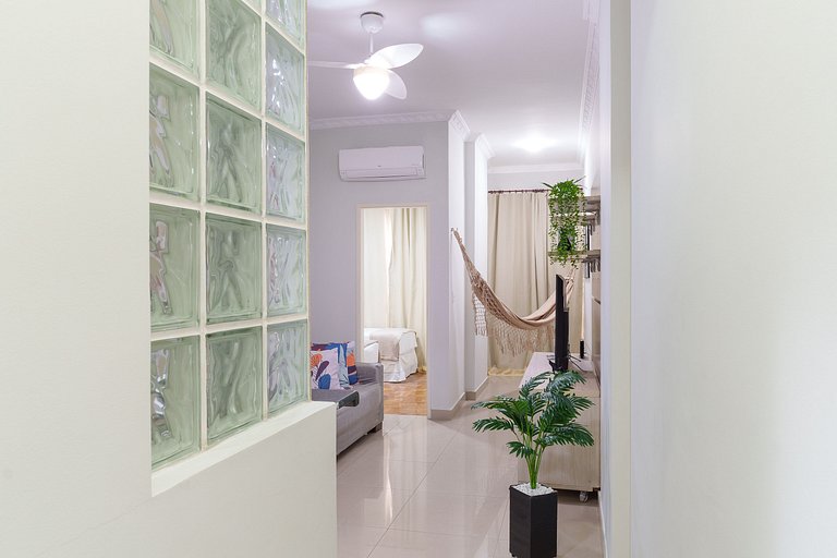 Copacabana Quartier: 2 Quartos na Quadra da Praia!