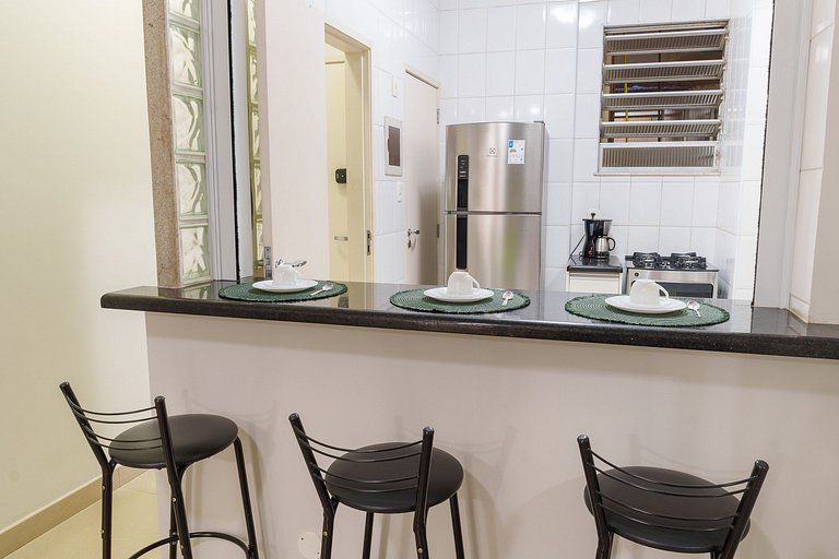 Copacabana Quartier: 2 Quartos na Quadra da Praia!