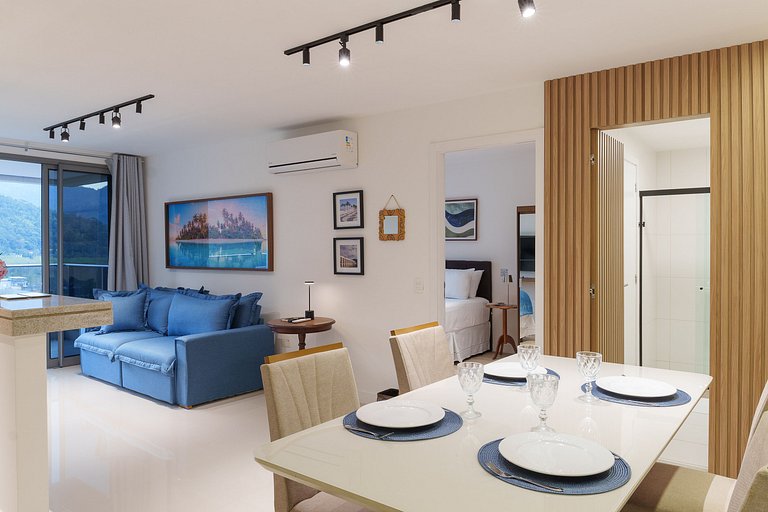 Ilha Pura Living: Quarto, Sala, Varanda e Lazer!