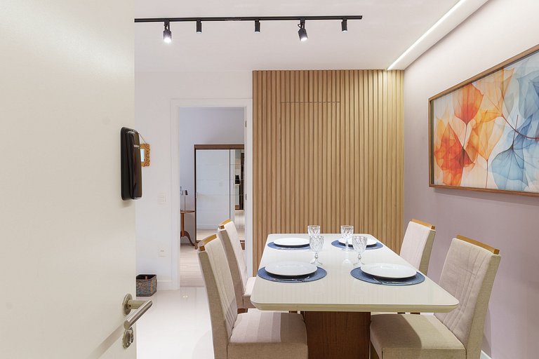 Ilha Pura Living: Quarto, Sala, Varanda e Lazer!