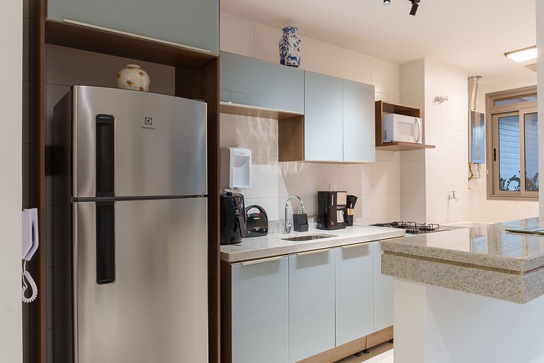 Ilha Pura Living: Quarto, Sala, Varanda e Lazer!