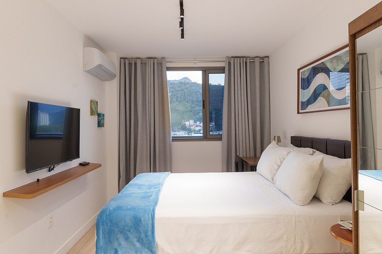 Ilha Pura Living: Quarto, Sala, Varanda e Lazer!
