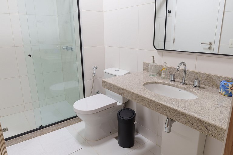 Ilha Pura Living: Quarto, Sala, Varanda e Lazer!