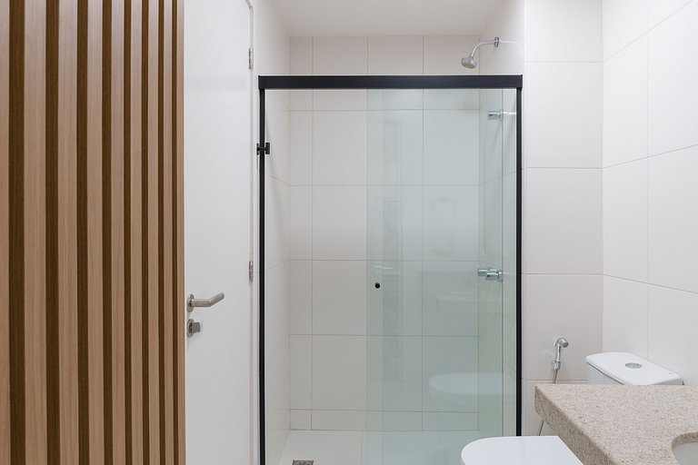 Ilha Pura Living: Quarto, Sala, Varanda e Lazer!