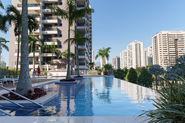 Ilha Pura Living: Quarto, Sala, Varanda e Lazer!